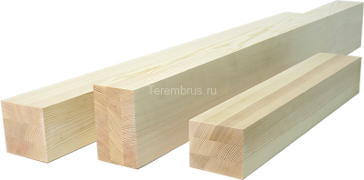 Клееный брус (лиственница) 100x100х3000 Сорт Экстра