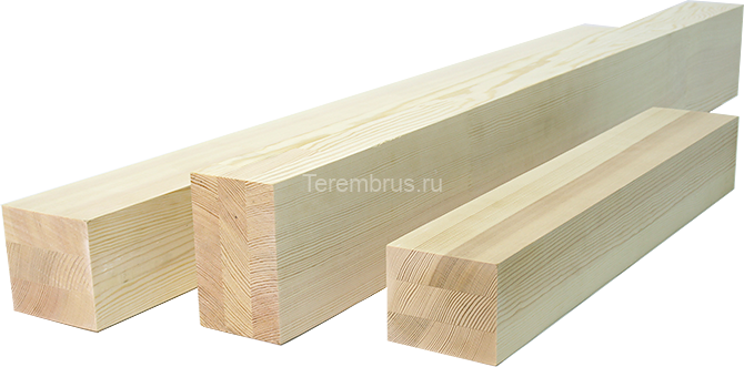 Клееный брус (лиственница) 50x50х6000 сорт А