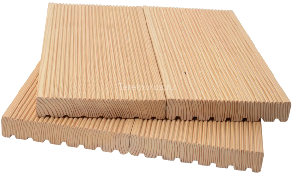 Террасная доска (лиственница) 28x90мм 2.5м-5.0м сорт AB 