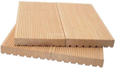 Террасная доска из Лиственницы 28х140х4000мм «Прима»